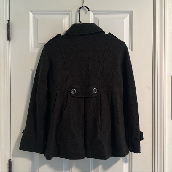 Sandro Wool Peplum Military Jacket Size Small Petite - Picture 9 of 12